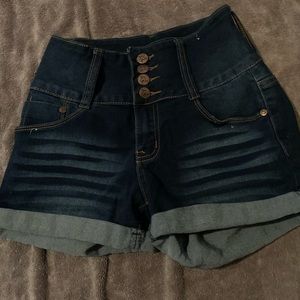 High waisted shorts